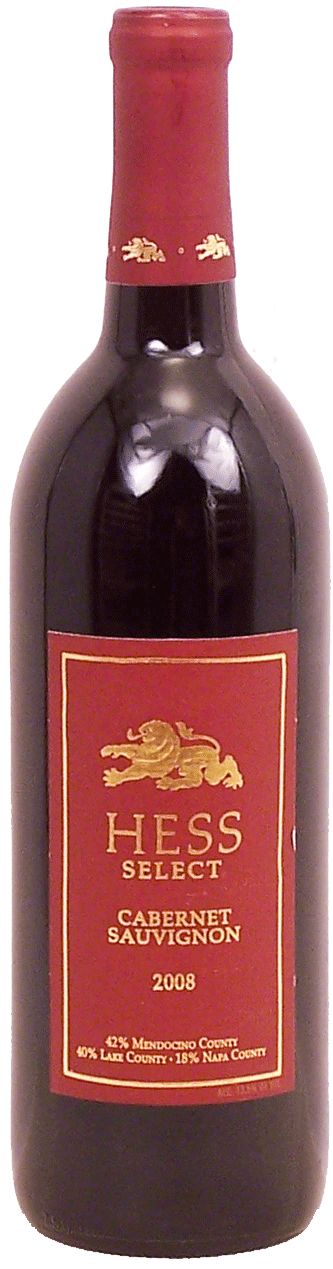 Hess Select  cabernet sauvingnon of California, 13.5% alc. by vol. Full-Size Picture